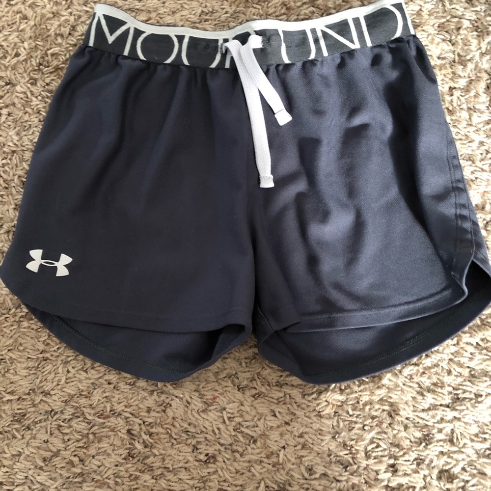 Grey Under Armour Athletic Shorts